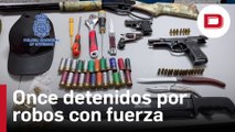 Once detenidos por robos con fuerza en viviendas de Sevilla