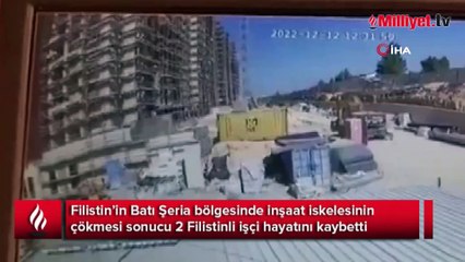 Batı Şeria’da inşaat iskelesi çöktü: 2 ölü