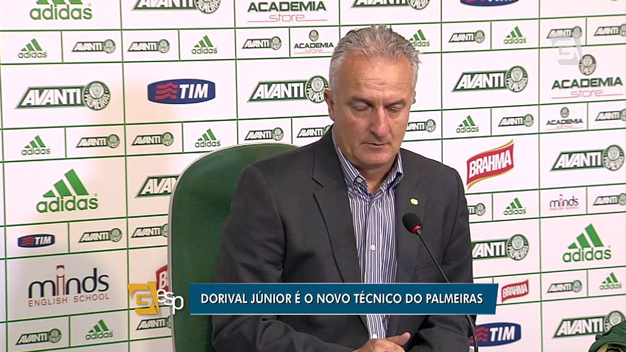 Dorival Júnior é apresentado como novo técnico do Palmeiras