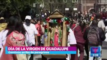 Feligreses agradecen y pagan mandas a la Virgen de Guadalupe