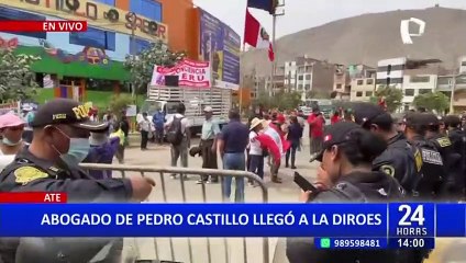 Pedro Castillo: Abogado del expresidente llega a la Dinoes