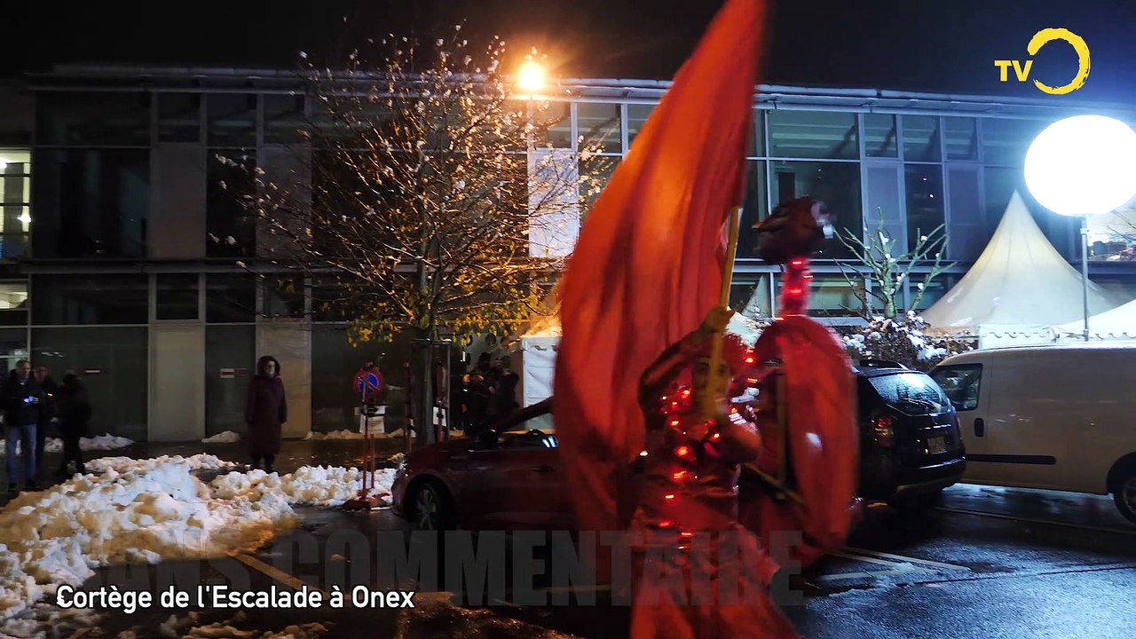 Sans commentaire: Cortège de l'escalade à Onex