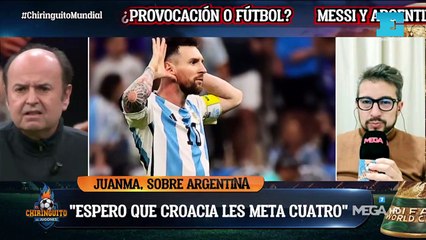 Periodista español contra la Selección argentina y Messi: "Deseo que Croacia les meta cuatro"