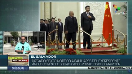 Familiares del expresidente salvadoreño Sánchez Cerén son acusados por actos de corrupción