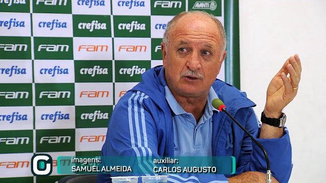 Coletiva do técnico Felipão após vitória do Palmeiras sobre o Grêmio