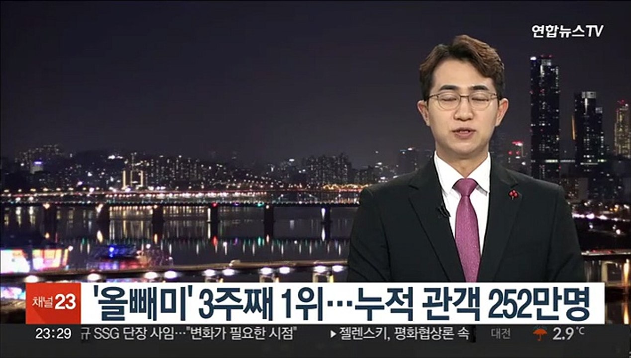 '올빼미' 3주째 1위…누적 관객 252만명