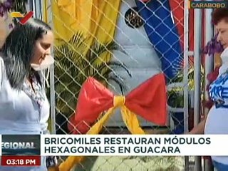 Carabobo | Bricomiles restauran módulos hexagonales en Guacara
