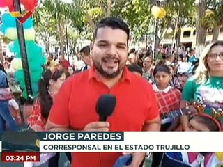 Trujillo | Niños comparten en el Parrandón Educativo en la plaza Bolívar del mcpio. Capital