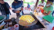 51 Eggs Biggest Cola Tawa Pulao Rs. 30_- Only l ऐसा पुलाव अपने कहीं नहीं देखा होगा l Vadodara Food