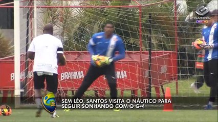Sem Léo, Santos visita o Náutico para seguir sonhando com o G-4
