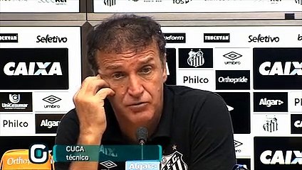 Após vitória, Cuca enaltece elenco do Santos e apoio da torcida 