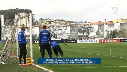 Corinthians esquece Copa do Brasil e já pensa no Brasileiro