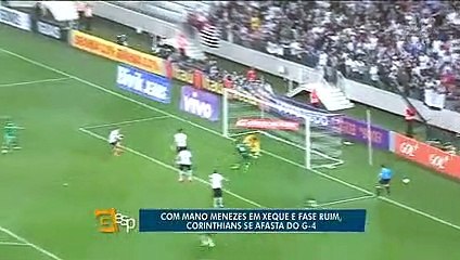 Com Mano em xeque e fase ruim, Corinthians se afasta do G-4