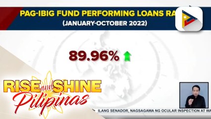 Performing loans ratio ng Pag-IBIG fund, umakyat sa 89.96%