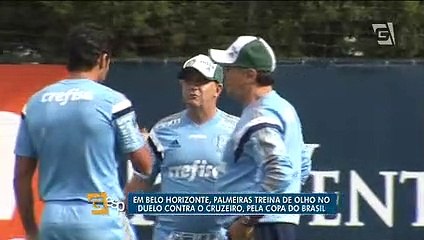 Palmeiras treina de olho no duelo contra o Cruzeiro
