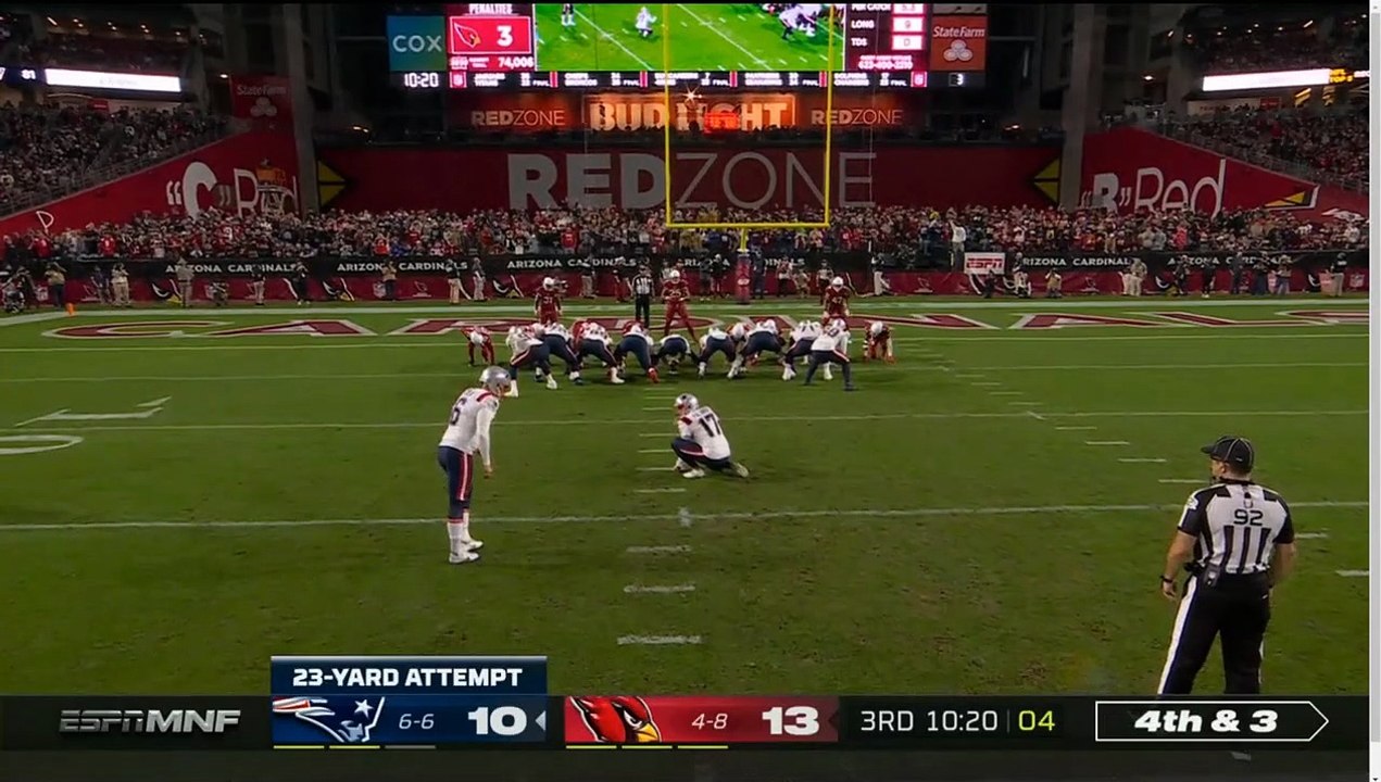 Arizona Cardinals vs. New England Patriots Full Highlights 3rd QTR _ NFL Week 14_ 2022