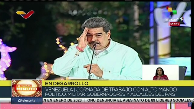 Pdte. venezolano alega que en los momentos difíciles su principio ha sido el de confiar en el pueblo