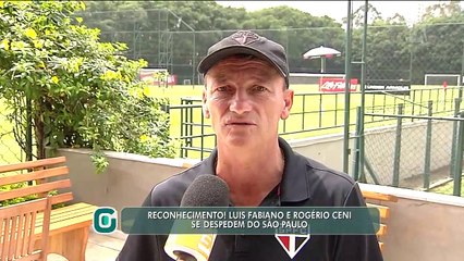 Reconhecimento! Luis Fabiano e Rogério Ceni se despedem do São Paulo