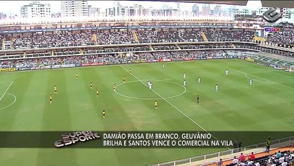 Com novo uniforme, Santos vence Comercial na Vila