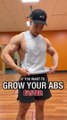 This will GROW your abs, but if you want your abs to SHOW through, #abtraining #abstraining #absday #abday sixpackabs #sixpackexercise #6packabs #abexercises #abexercise #6pack #sixpack