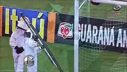 Abelhas ocupam trave e obrigam Ponte a chamar os bombeiros