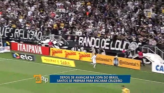 Depois de avançar na Copa do Brasil, Santos se prepara para encarar Cruzeiro