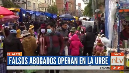Falsos abogados operan en la ciudad de El Alto