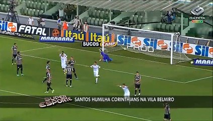 Santos goleia Timão em noite brilhante dos meninos da Vila. Veja os gols!