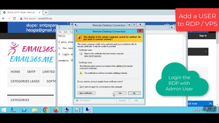 How to add USERS in RDP / VPS ?
