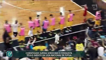 Corinthians fatura título inédito da Liga Nacional de Futsal