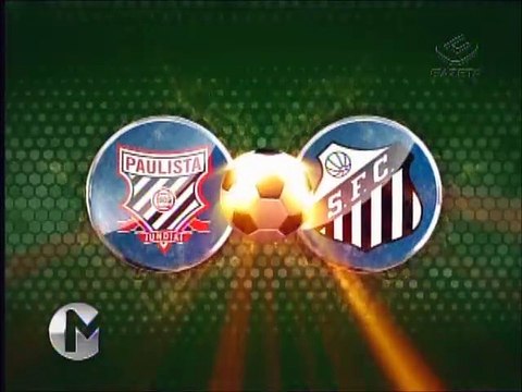 Paulista 1 x 1 Santos 29012012 3ª rodada Paulista Gols