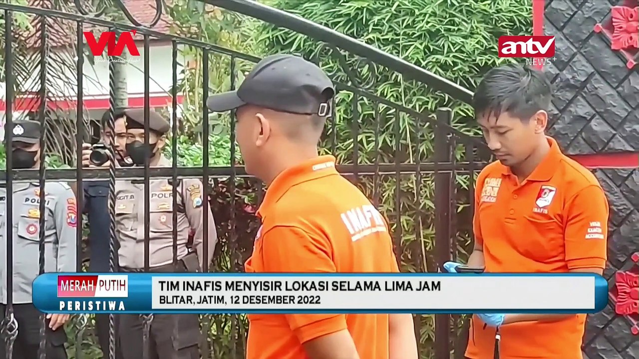 TIM INAFIS MENYISIR LOKASI RUMAH DINAS WALIKOTA BLITAR