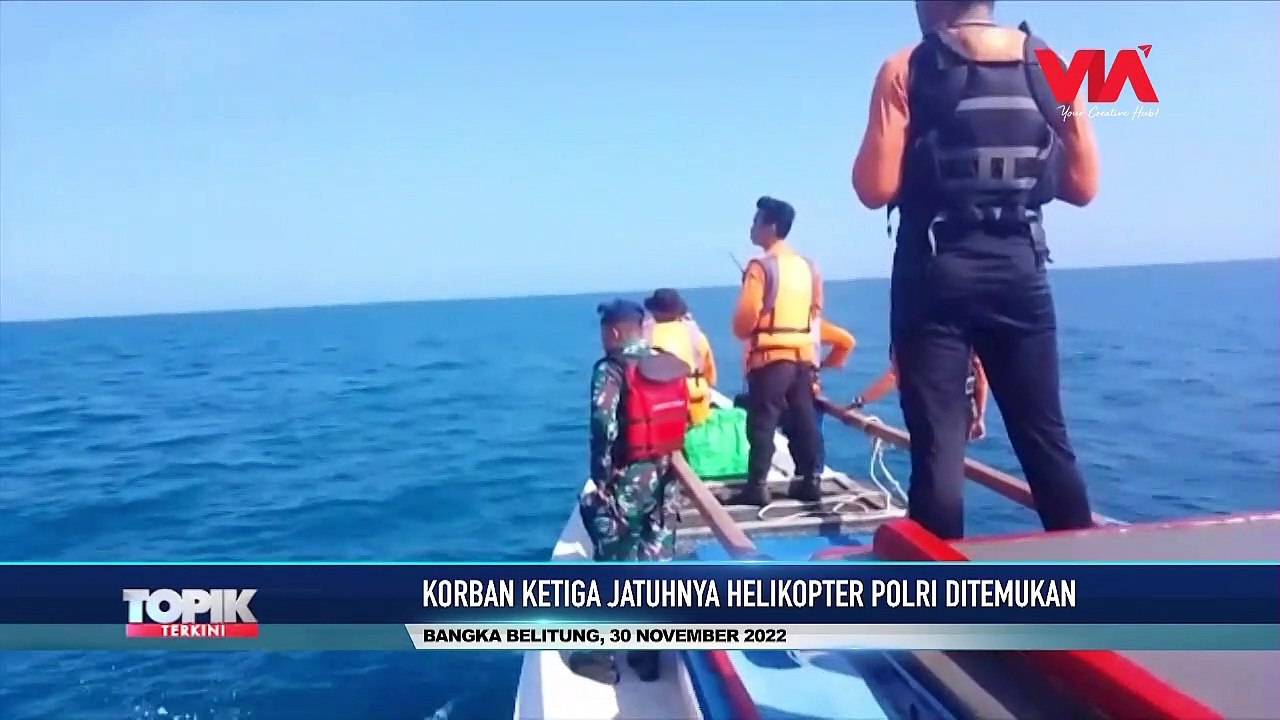 KORBAN KETIGA HELIKOPTER POLRI DITEMUKAN