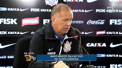Em coletiva, Mano Menezes comenta situação de Paolo Guerrero