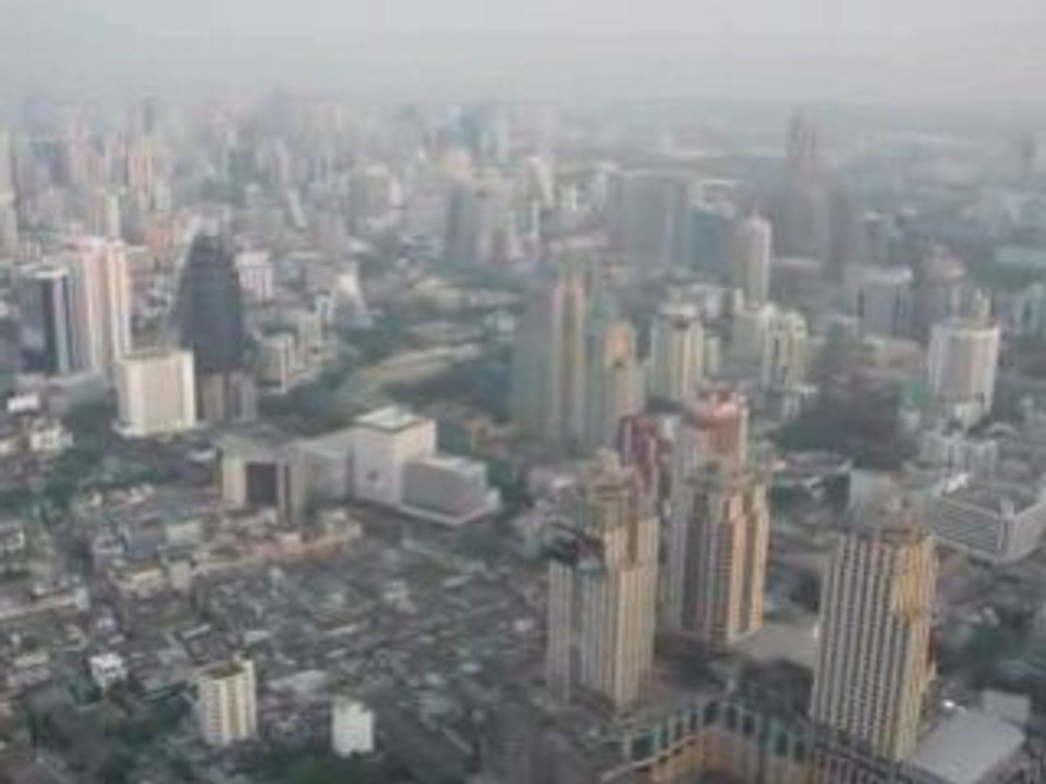 Vue sur Bangkok !!