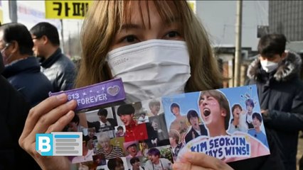 Riesenauflauf für Beginn von Militärdienst für Jin von K-Pop-Band BTS
