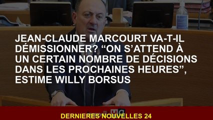Jean-Claude Marcourt démissionnera-t-il? "Nous nous attendons à un certain nombre de décisions dans