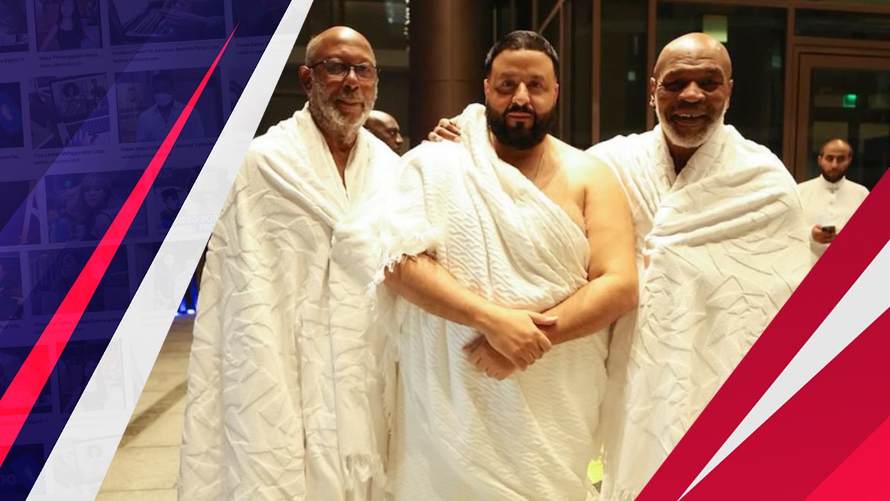 Momen Khusyuk Mike Tyson Umrah Bareng DJ Khaled
