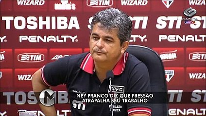 Ney Franco reclama de pressão, mas segue com foco em títulos