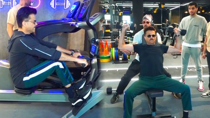 अनिल कपूर पहुंचे जिम के लॉन्चिंग पर, खुद भी करने लगे वर्कआउट