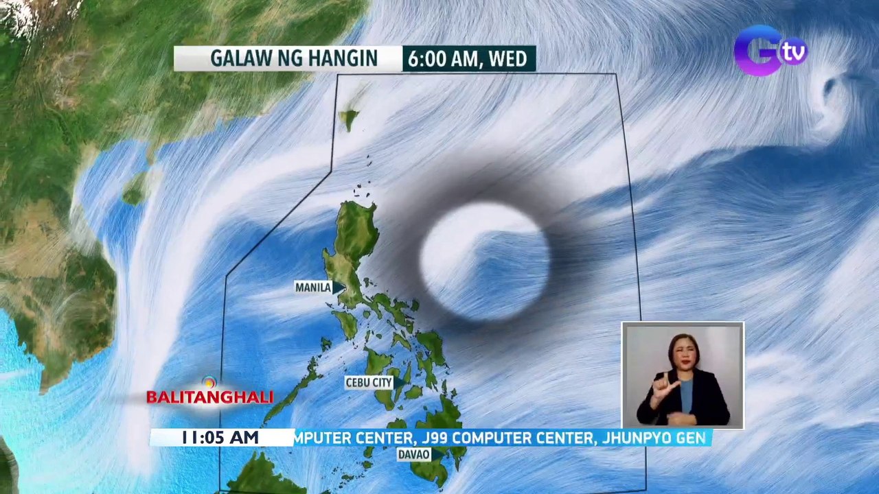 Mga Kapuso, humina na bilang low pressure area ang Bagyong Rosal | BT