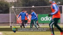 Em clima alegre, Palmeiras treina para pegar Guaratinguetá