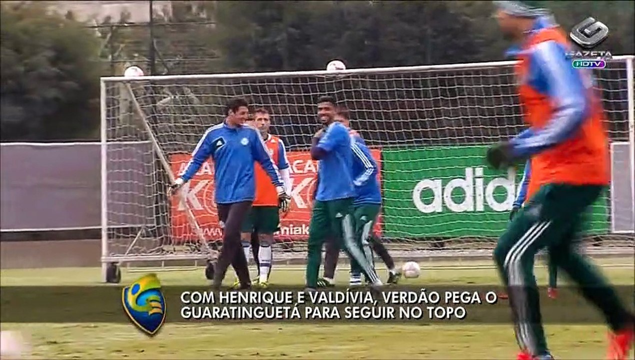 Em clima alegre, Palmeiras treina para pegar Guaratinguetá