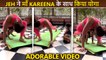 Jeh Ali Khan Becomes Cute Yoga Partner For Mummy Kareena Kapoor Khan
