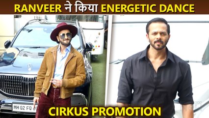 Ranveer Singh's Crazy Dance, Rohit Shetty In A Dapper Look Cirkus Promotion