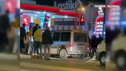 Kadını taciz eden adama meydan dayağı!