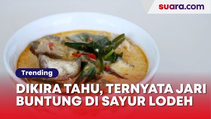 Dikira Tahu, Ternyata Jari Buntung di Sayur Lodeh