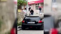 Tartıştığı motosikletliyi baltayla tehdit etti