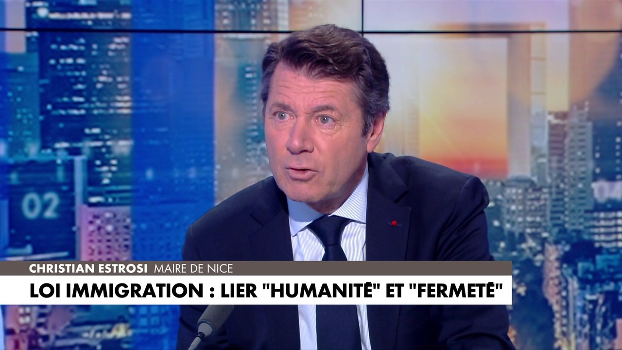 Christian Estrosi : «Nous proposions avec Nicolas Sarkozy l’immigration choisie face à l’immigration subie»