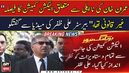 ECP's decision of disqualifying Imran Khan was 'illegal': Ali Zafar